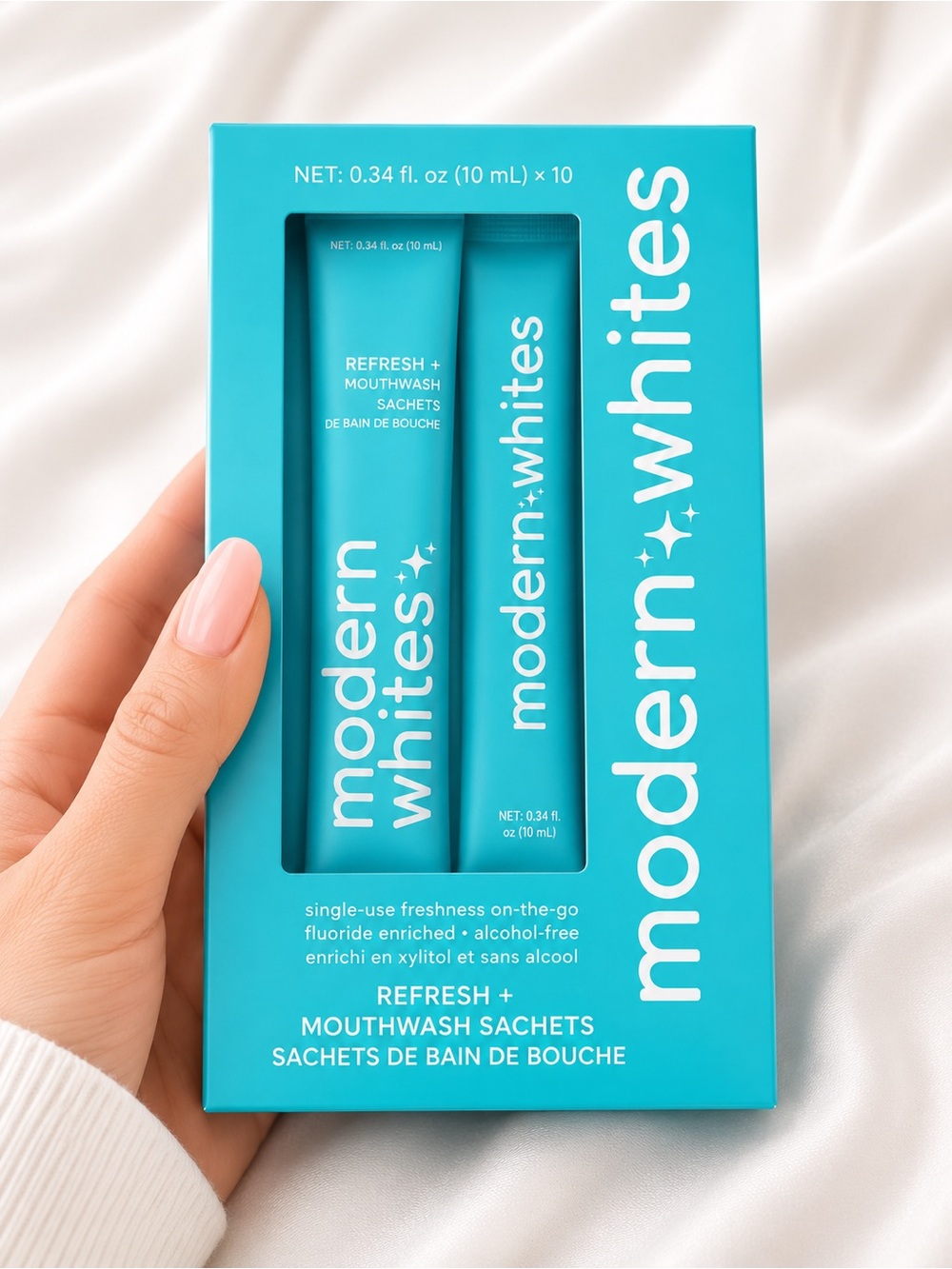 Modern Whites Refresh+ Whitening Toothpaste Sachets - Aqua Blue - Picture 4 of 6